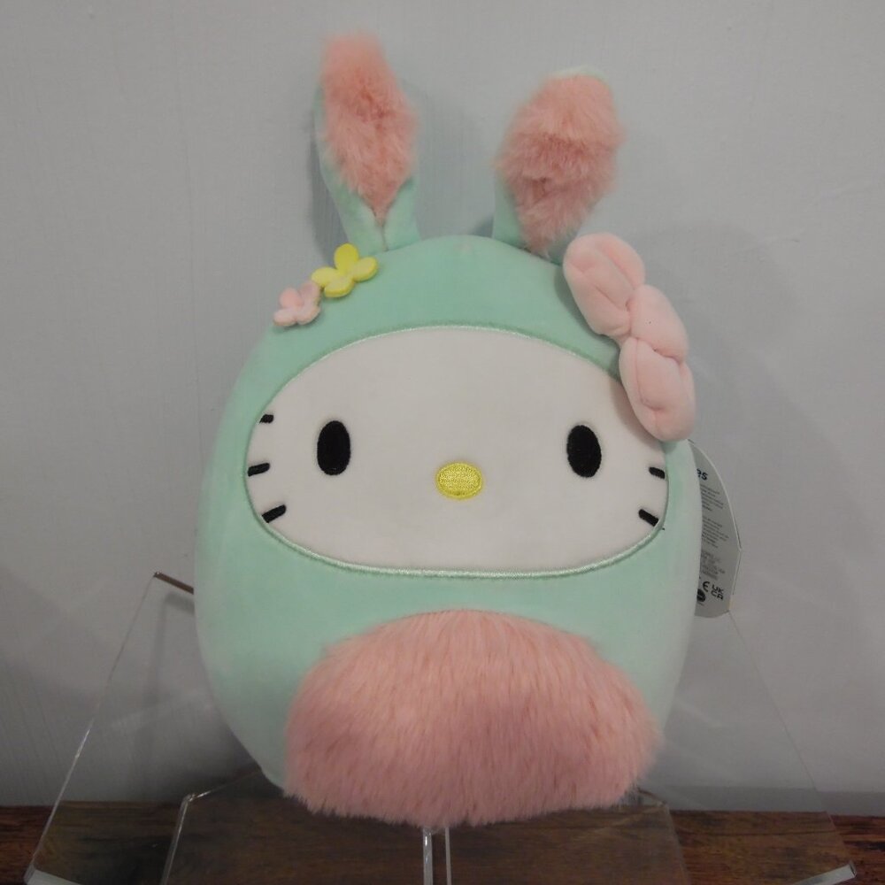 Hello Kitty dressed in a Bunny Suit for Easter Squishmallows 12 inch size NWT